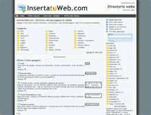Tablet Screenshot of insertatuweb.com
